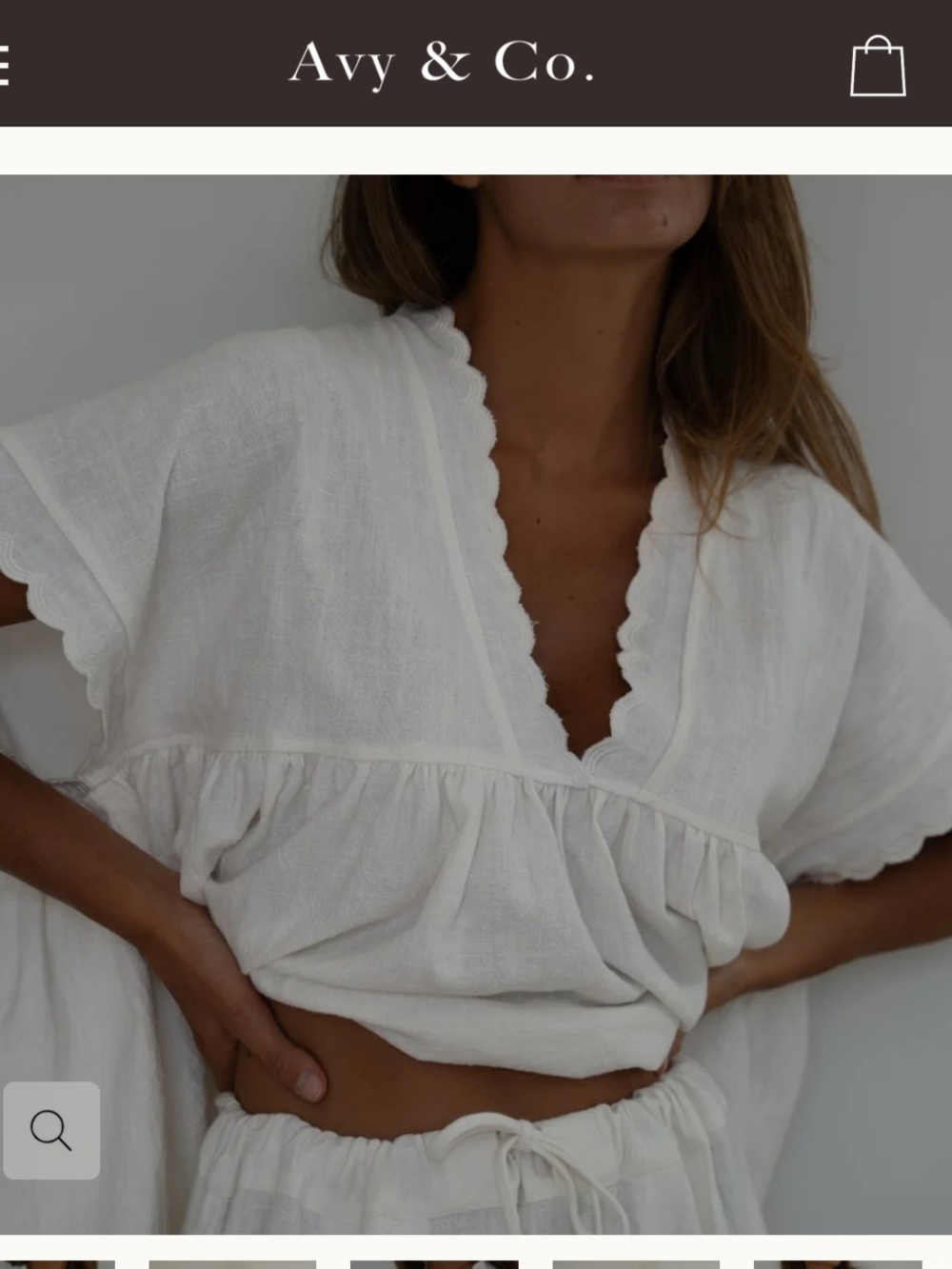 Avy And Co Ondine Ramie Blouse